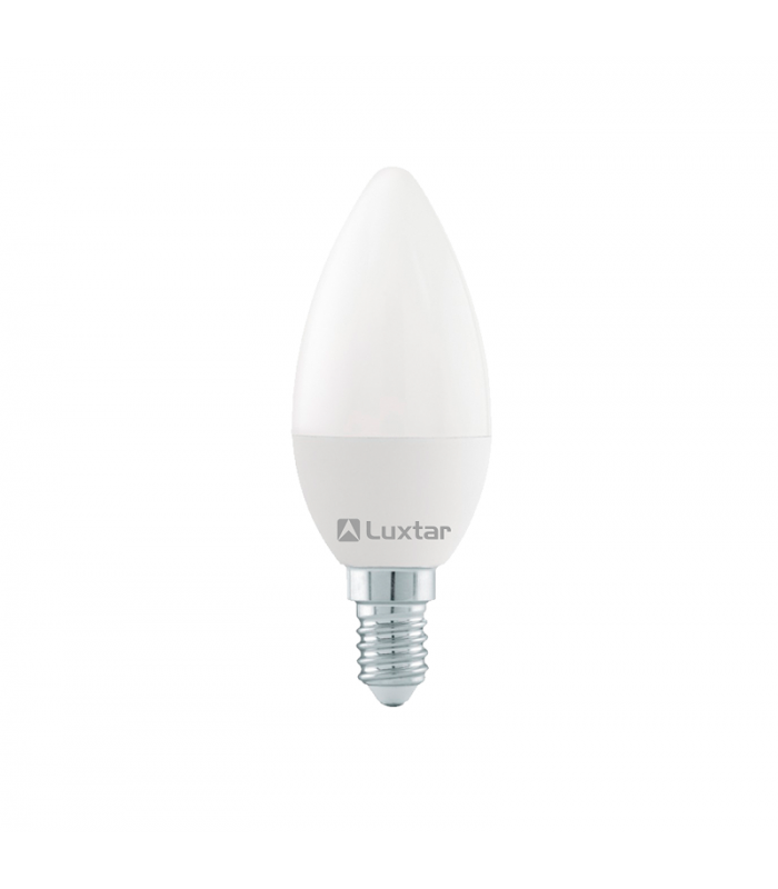 Bombilla Vela Led LUXTAR 5W 470Lm 200º E14