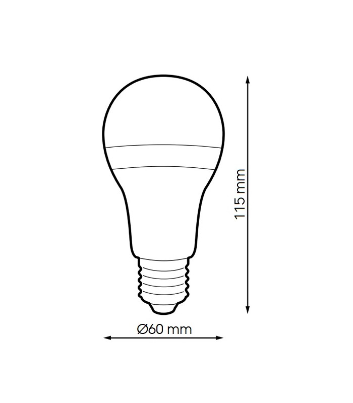 Bombilla Led LUXTAR 11W 1055Lm 150º E27