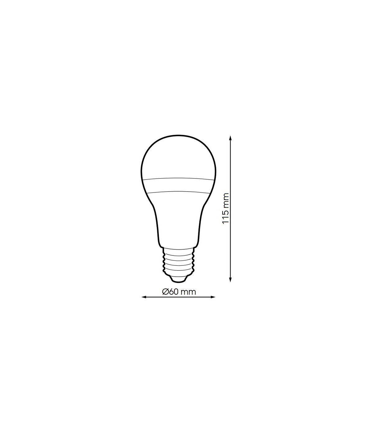 Bombilla Led LUXTAR 11W 1055Lm 150º E27
