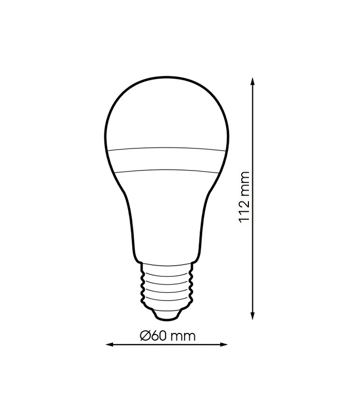 Bombilla Led LUXTAR 8.8W 608Lm 150º E27