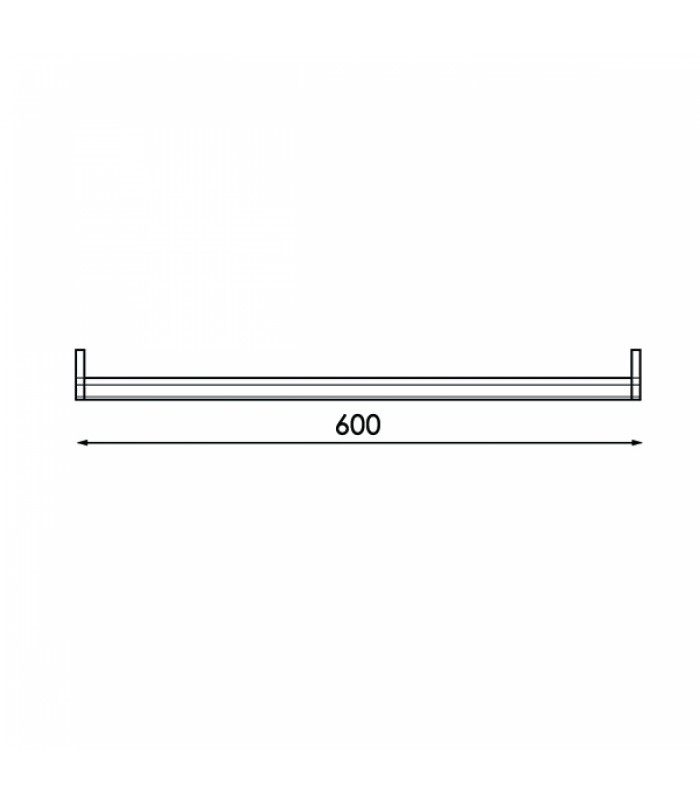 Regleta Industrial ZALSON Para Tubo Led 60cm