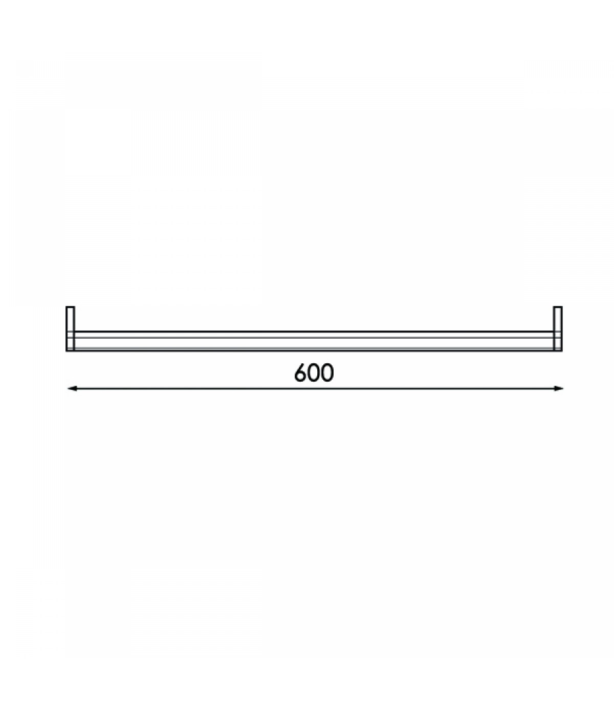 Regleta Industrial ZALSON Para Tubo Led 60cm
