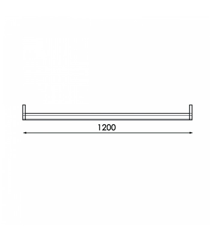 Regleta Industrial ZALSON Para Tubo Led 120cm