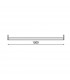 Regleta Industrial ZALSON Para Tubo Led 150cm