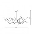 Lampara de Techo Spider 12xE27 IP20