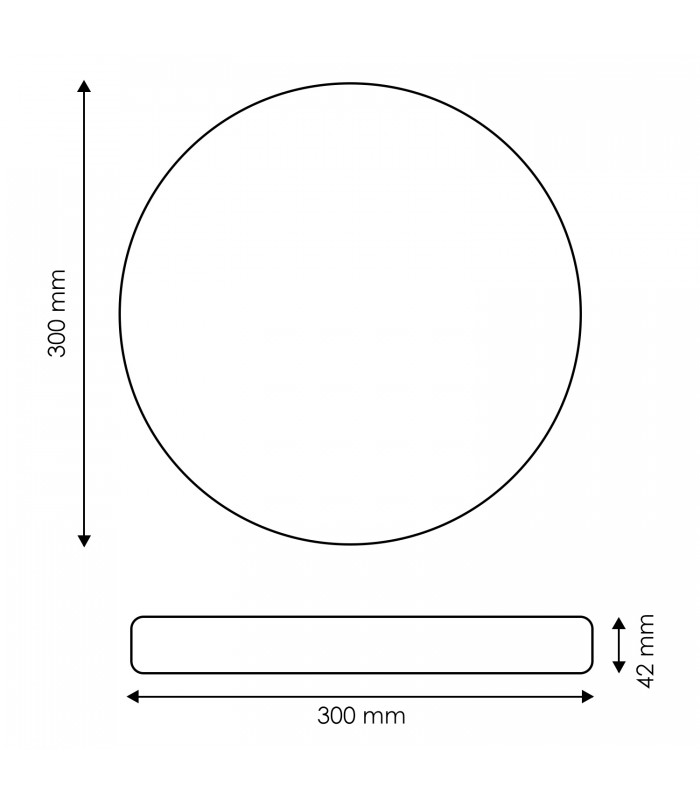 Plafón Led NEOX WHITE 24W 2400LM 120º IP20 CCT