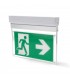 Emergencia Led SINYAL 3W 105LM IP20 Permanente Con Cartel Doble Cara y Botón Autotest