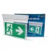Emergencia Led SINYAL 3W 105LM IP20 Permanente Con Cartel Doble Cara y Botón Autotest