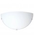 Aplique Semicircular Desing Blanco 1xE27
