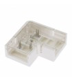 Conector L Para Tira Led Ip68 10Mm Out 8Mm In 2Pin