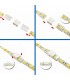 Conector L Para Tira Led Ip68 10Mm Out 8Mm In 2Pin
