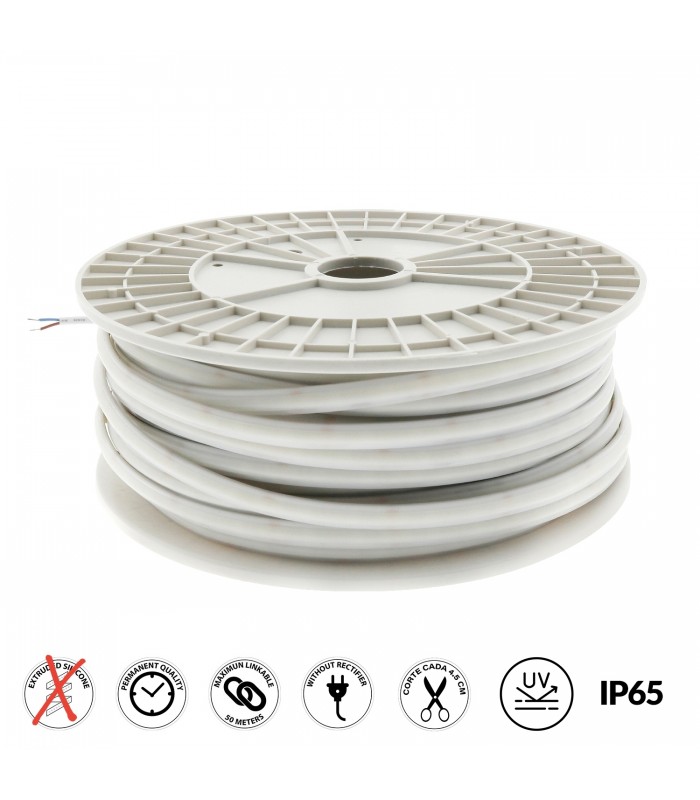 Tira Led COBPOINT 15W/m 1650Lm 220VDC IP65 -50 Metros-