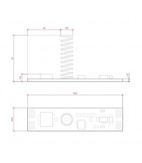 Dimmer Tactil 4 Pasos para Tiras Led Monocolor 12-24V