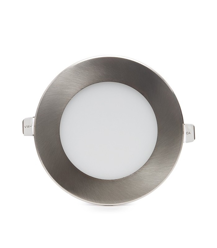 Downlight Led 9W 720LM IP44 Redondo Níquel