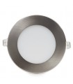 Downlight Led 9W 720LM IP44 Redondo Níquel