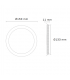Downlight Led 9W 720LM IP44 Redondo Níquel