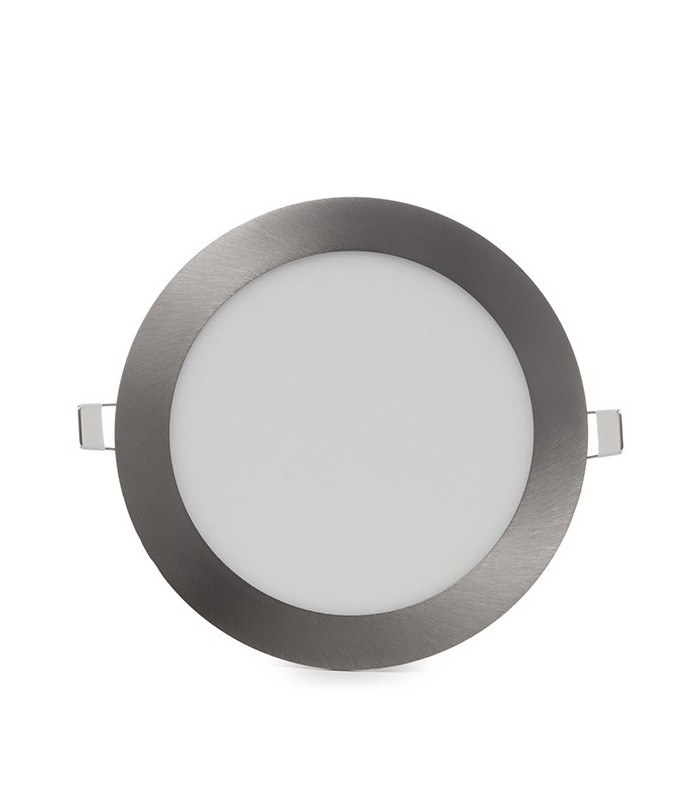 Downlight Led 18W 1440LM IP44 Redondo Níquel
