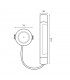 Emergencia Led ROUNFIX 3W 400LM IP42 Permanente / No Permanente