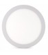 Plafón superficie LED 25W 2.500Lm 120º IP40 Redondo Blanco