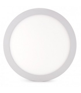 Plafón superficie LED 25W 2.500Lm 120º IP40 Redondo Blanco