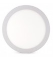 Plafón superficie LED 25W 2.500Lm 120º IP40 Redondo Blanco