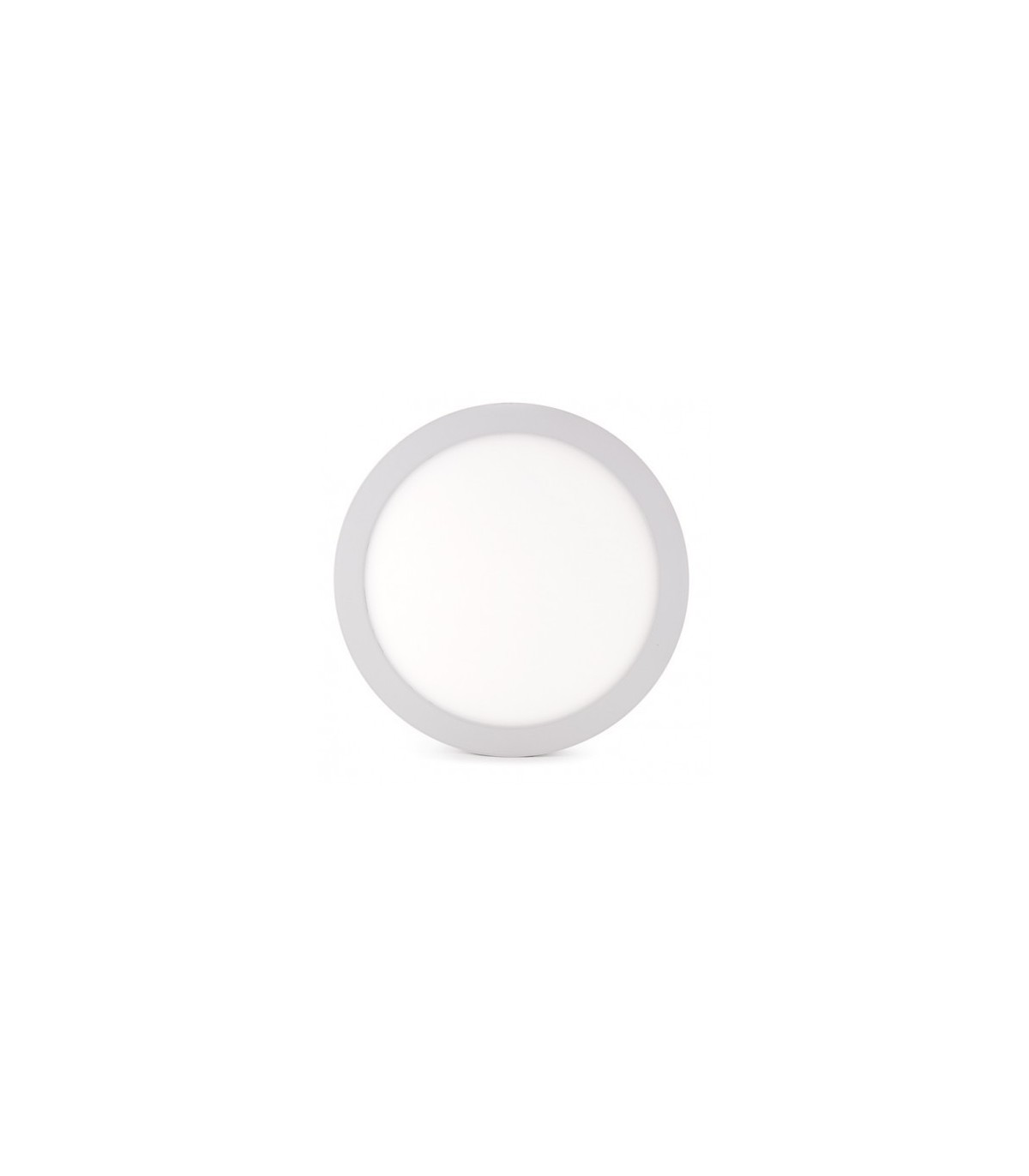 Plafón superficie LED 25W 2.500Lm 120º IP40 Redondo Blanco