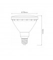 Bombilla Led LUXTAR PAR30 10W 700Lm 38º IP65 E27