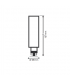 Lámpara Led LUXTAR 7W 600Lm 270º G24