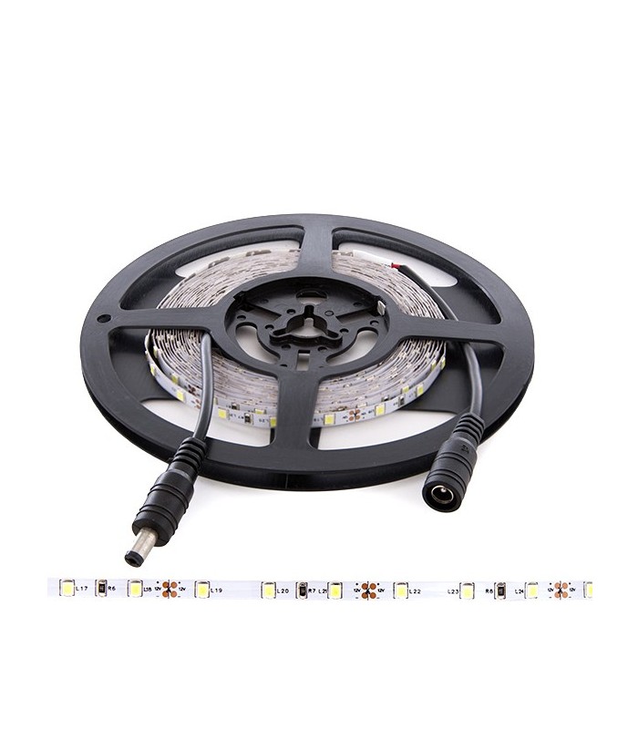 Tira Flexible Led 4.8W 504Lm/M 60Led/m IP20 DC12V -5 Metros-