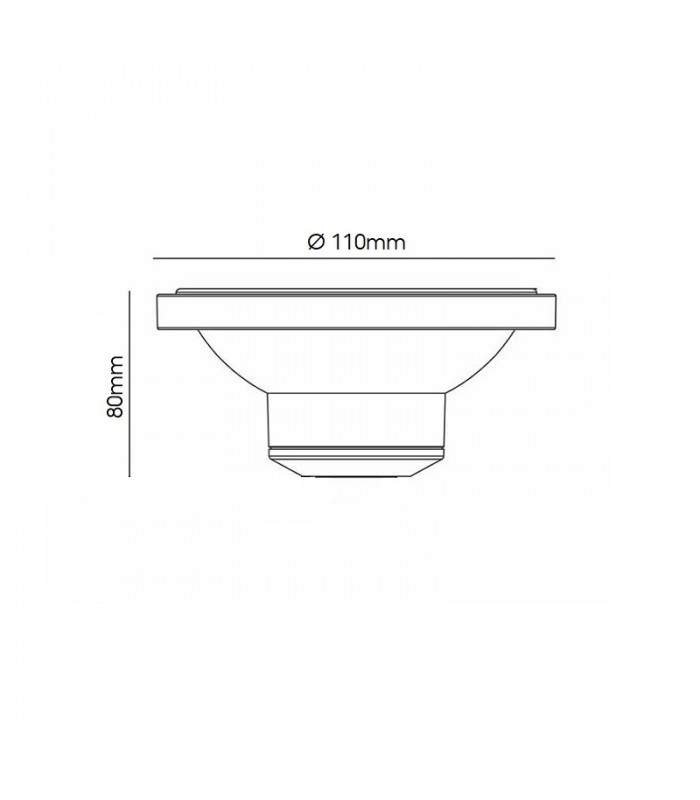 Bombilla Led AR111 15W 1200Lm 30º Con Driver