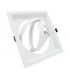 Marco Empotrable Orientable Para AR111 Blanco/Negro