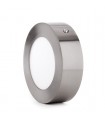 Plafón Led Superficie 6W 480LM IP44 Redondo Níquel