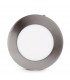 Plafón Led Superficie 6W 480LM IP44 Redondo Níquel
