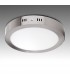 Plafón Led Superficie 18W 1440LM IP44 Redondo Níquel