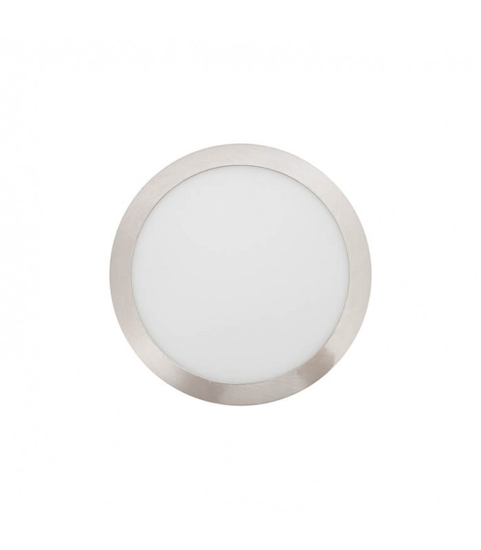 Plafón Led Superficie 24W 1920LM IP44 Redondo Níquel