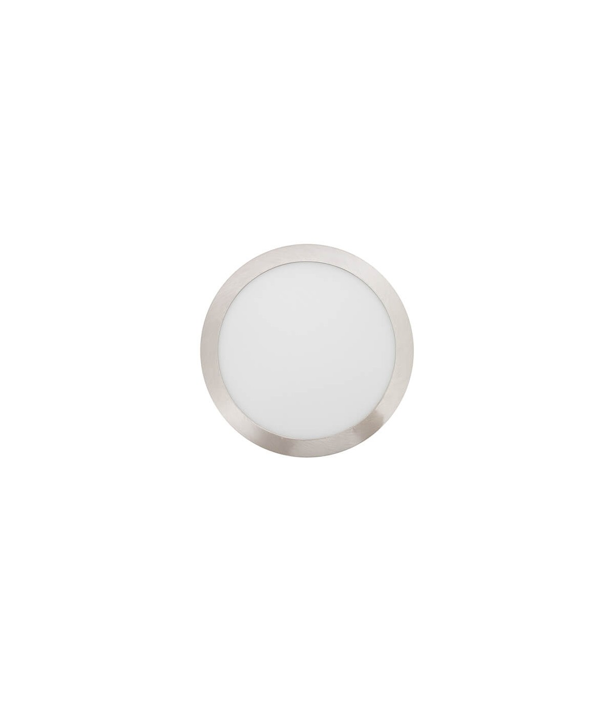 Plafón Led Superficie 24W 1920LM IP44 Redondo Níquel