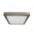 Plafón Led Superficie 24W 1920LM IP44 Cuadrado Níquel