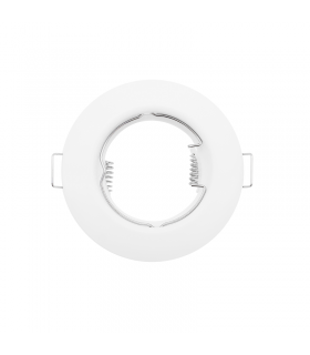 Aro Empotrable Fijo Aluminio MAXLED Redondo Blanco