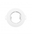 Aro Empotrable Fijo Aluminio MAXLED Redondo Blanco