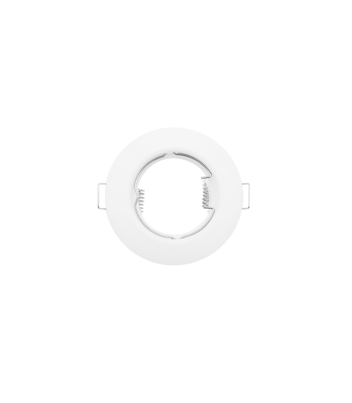 Aro Empotrable Fijo Aluminio MAXLED Redondo Blanco