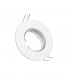 Aro Empotrable Fijo Aluminio MAXLED Redondo Blanco