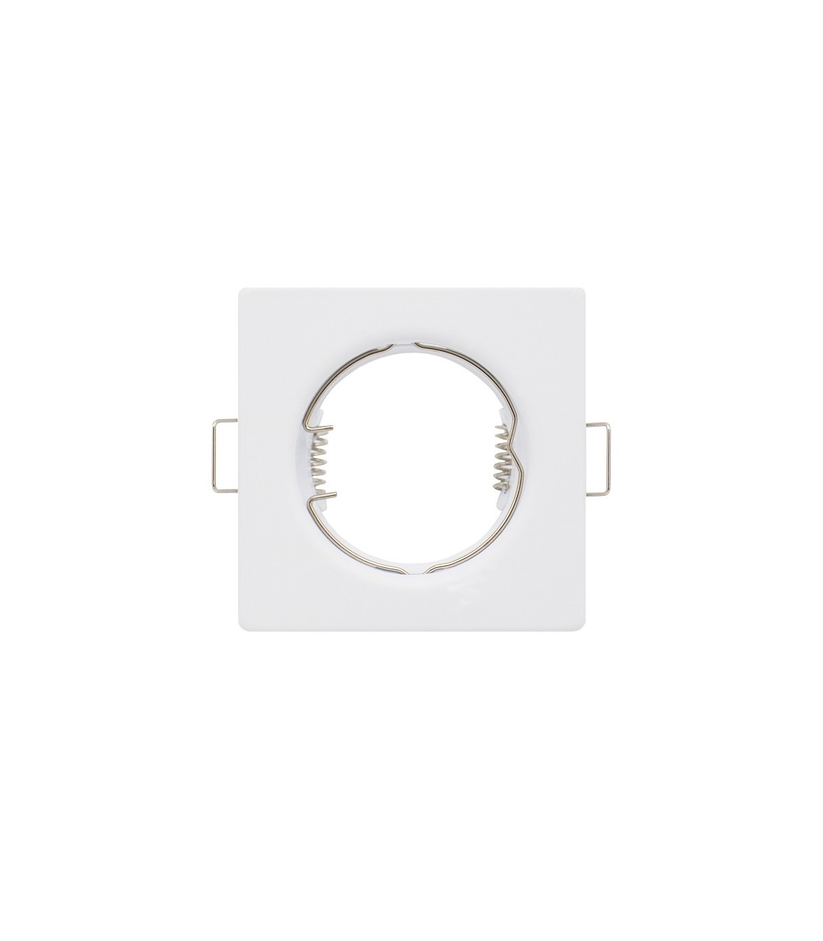 Aro Empotrable Fijo Aluminio MAXLED Cuadrado Blanco