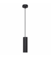 Colgante Hermione 1xGU10 Negro