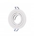 Aro Empotrable Basculante MAXLED Redondo Blanco/Blanco