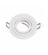 Aro Empotrable Basculante MAXLED Redondo Blanco/Blanco