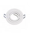 Aro Empotrable Basculante MAXLED Redondo Blanco/Blanco