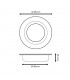Aro Empotrable Basculante MAXLED Redondo Blanco/Blanco