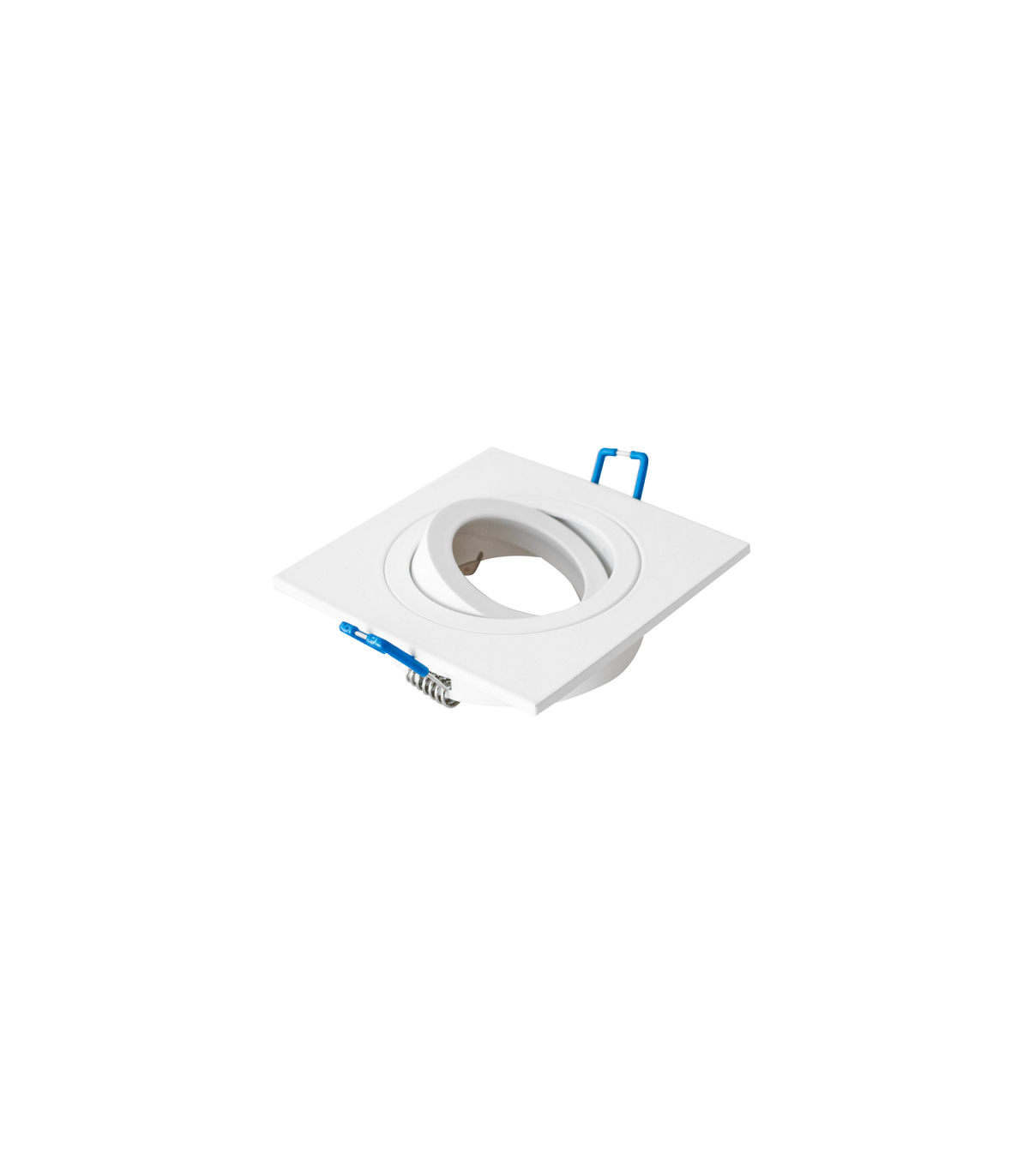 Aro Empotrable Basculante MAXLED Cuadrado Blanco/Blanco
