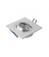 Aro Empotrable Basculante MAXLED Cuadrado Blanco/Blanco