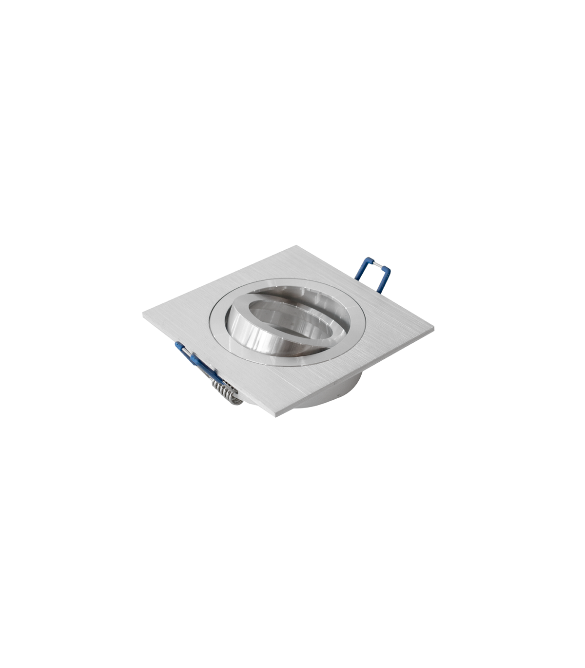 Aro Empotrable Basculante MAXLED Cuadrado Blanco/Blanco